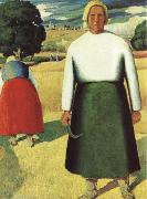 Kasimir Malevich Reapers oil